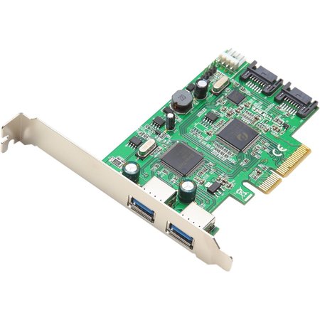 SYBA Pcie 2.0 2-Port Usb3.0 + 2-Port Sata 6G SD-PEX50055